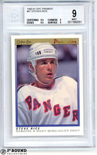 Steven Rice RC BGS 9+: 1990-91 OPC Premier Rookie Card #97. rookie card picture
