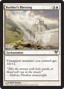 Builder's Blessing x4 - Avacyn Restored - NM-Mint, English - Avacyn Restored