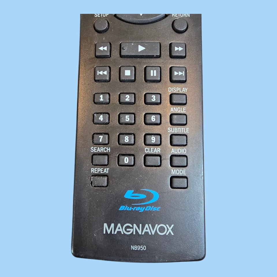 Magnavox NB950 Blu-ray Player Remote Control Black Infrared Tested - Image 3 of 4