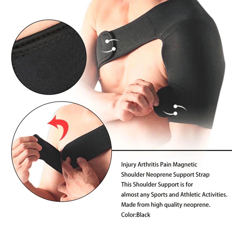 Shoulder Brace Support Compression Sleeve Torn Rotator Cuff Relief Joint AC Pain - Image 4 of 4