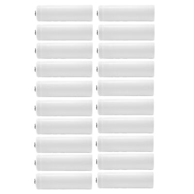 20 AA NiCd Nicad 600 mAh 1.2 V Rechargeable Batteries for Solar Lights, etc