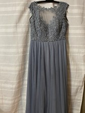 City Triangles Ball Gown- Mother Of The Bride Blue / Gray