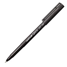 60040 uni-ball Onyx Stick Roller Ball Pen, Black Ink, Micro 0.5mm, 1 Pen