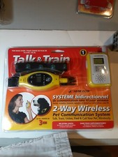 Talk  Train Mini Collar and Radio Set For Dogs Over 30lbs THN1-2V-LY New