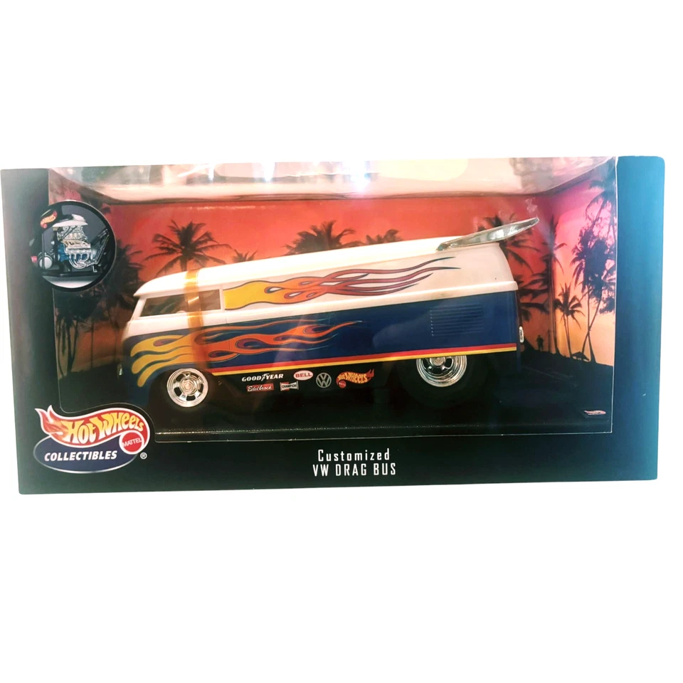 ¡¡¡NUEVO!!! VW DRAG BUS PERSONALIZADO ESCALA 1:18 HOT WHEELS (1999) Foto 2 de 4