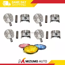 Pistons w/ Rings fit Fits 86-96 Ford 5.0L V8 OHV 16v