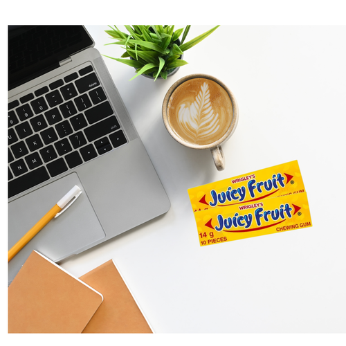 Wrigley's Juicy Fruit Sugar Free 14g Per Pack x 30 Packs Chewing Gum Wrigleys - Picture 3 of 4