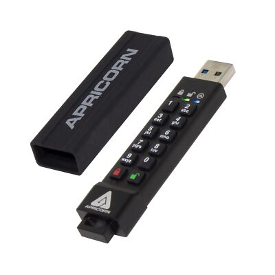Apricorn 32GB Aegis Secure Key 3Z 256-bit AES XTS Hardware Encrypted FIPS 140...