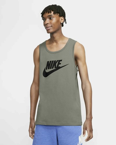 Nike Icon Futura Tank Top White Size L 