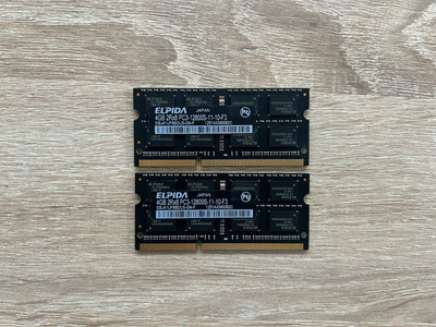 2 x 4 GB 8GB DDR3 Notebook RAM Laptop ( 2 x 4 GB 2RX8 PC3 - 12800S )