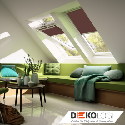 Original VELUX Sichtschutzrollo, RFL GGL GGU GPL GPU GTL GTU GHL 4162 Rehbraun