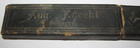 Vintage Straight Razor Aug. Knecht Solingen Wester Bros. Germany Il Mondo w/ Box — photo 2