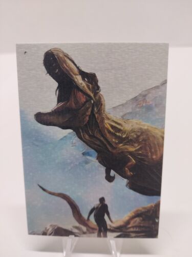 JURASSIC PARK monster custom  T REX DINOSAUR ACEO ATC  Sketch Card -  1/1 print  - Picture 1 of 2