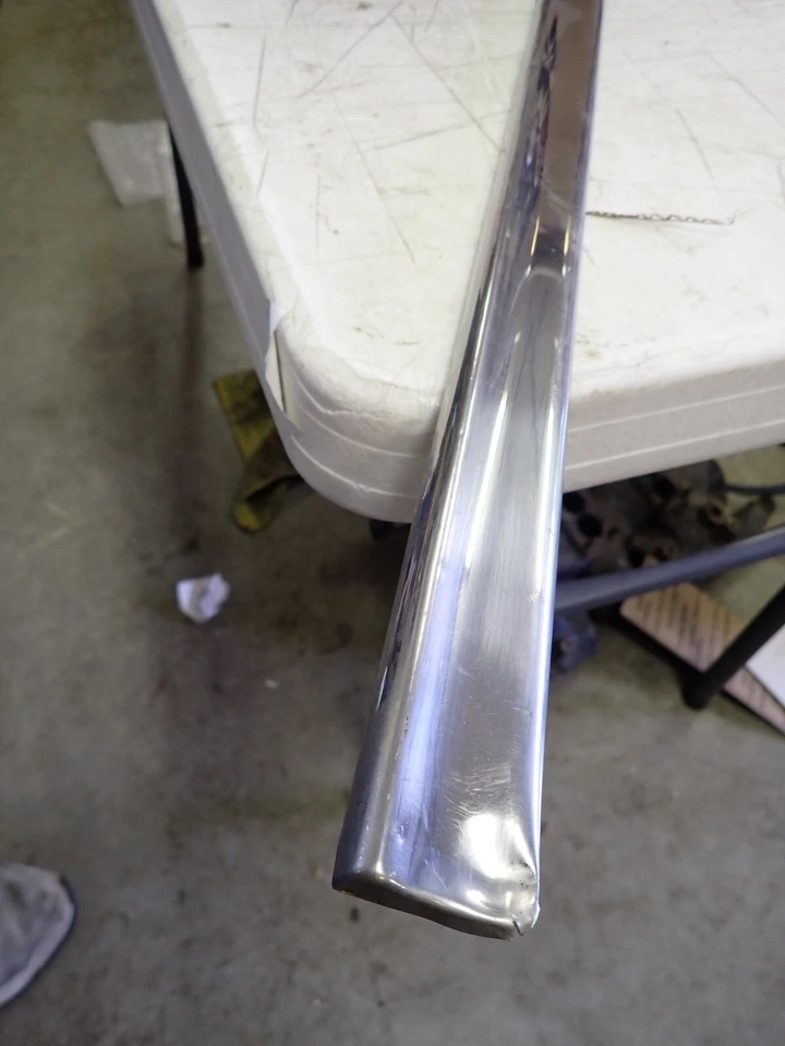 1958 Chevrolet Brookwood универсал LH верхнее переднее крыло молдинг нержавеющая сталь! - Изображение 2 из 4