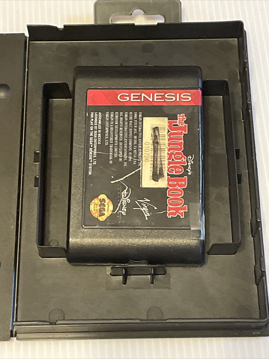 Disney The Jungle Book (Sega Genesis, 1995) No Manual. Not