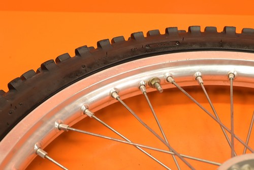 96-04 SUZUKI RM125 RM250 RM 250 125 OEM 21" FRONT WHEEL RIM HUB SPOKES GOOD - Picture 7 of 11