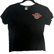 2003 Sturgis chest cut out Woman’s Harley Davidson T-shirt. size L made in USA
