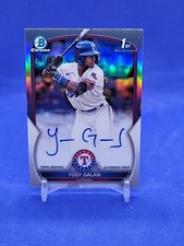 2023 Bowman Chrome Yosy Galan 1st Auto Refractor /499