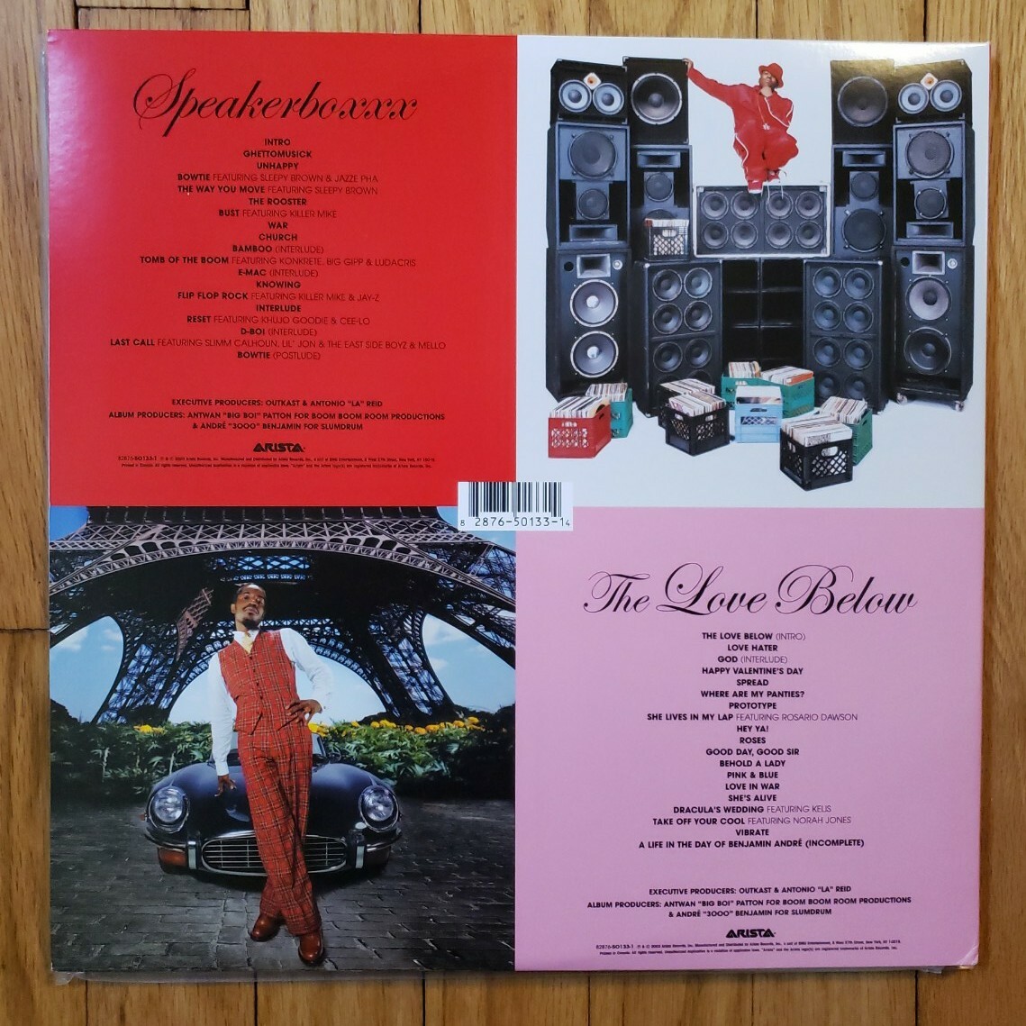 米4LP OutKast Speakerboxxx / The Love Below 82876501331 Arista /01180 Amazon.com: Speakerboxxx / Love Below: 0886974537823