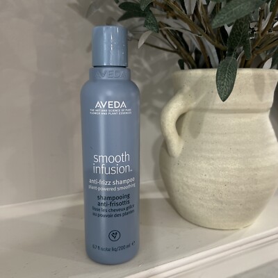 NEW Aveda Smooth Infusion Anti-Frizz Shampoo 6.7 oz 200 ml $32 Retail
