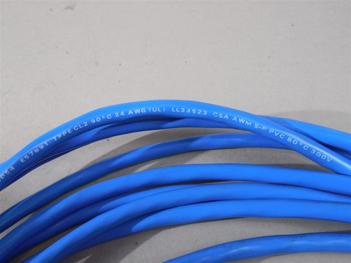 Inmac Clear Signal Cable 0375-4 30ft w/AMP 15-Pin Connectors 24AWG 300V - NEW - Picture 5 of 5