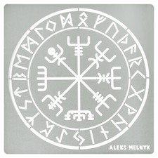 Viking Rune Stencil for Crafting Wood Burning and Scandinavian Inspired Designs