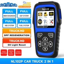 NEXAS NL102P Heavy Duty Truck Scanner All System DPF Regen Oil Reset Diagnostic