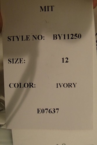 F77 N39 SOPHIA TOLLI BY11250 TAGLIA 12 ABITO DA SPOSA AVORIO ABITO FORMALE - Foto 11 di 12
