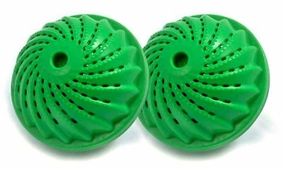 Eco Friendly Reusable Laundry Balls, Detergent-Free Natural Wash Ball--2 pack,