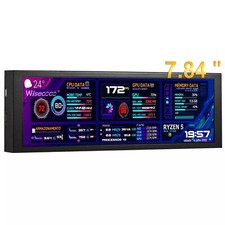 7.84'' 400 1280 LCD Monitor Secondary Screen Display HDMI Aida64 CPU GPU Monitor