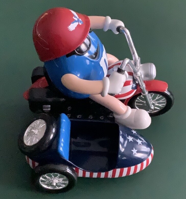 🔥M&M's Red White and Blue Motorcycle Candy Dispenser🔥 | eBay