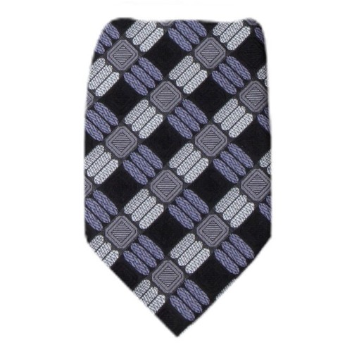 Men's Pattern Classic Pretied Zipper Necktie Formal Weddings Business Prom - Picture 3 of 3