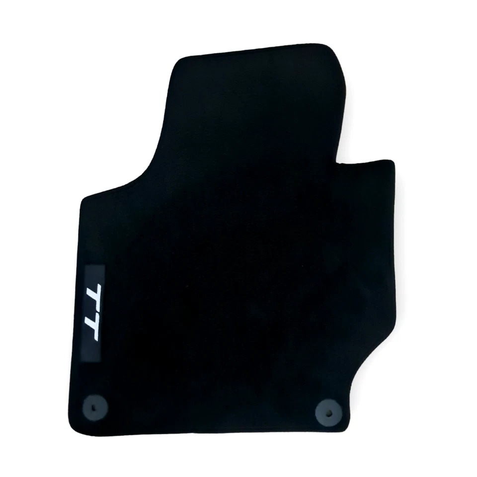 Alfombrillas delanteras de terciopelo para Audi TT alfombras impermeables revestimientos automáticos nuevas 2 piezas Foto 3 de 4