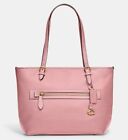 💝 Nwt Coach Taylor Tote In Bubblegum Pink/Brass Pebble Leather #Cc395