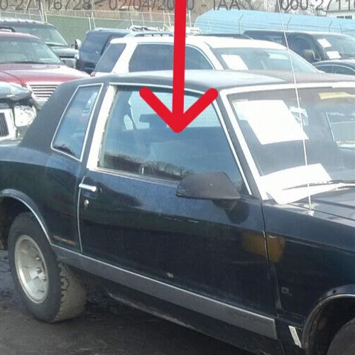 Chevrolet Monte Carlo, Regal, Cutlass : 1981, 1982-1988, Right Front Door Glass - Image 2 of 4
