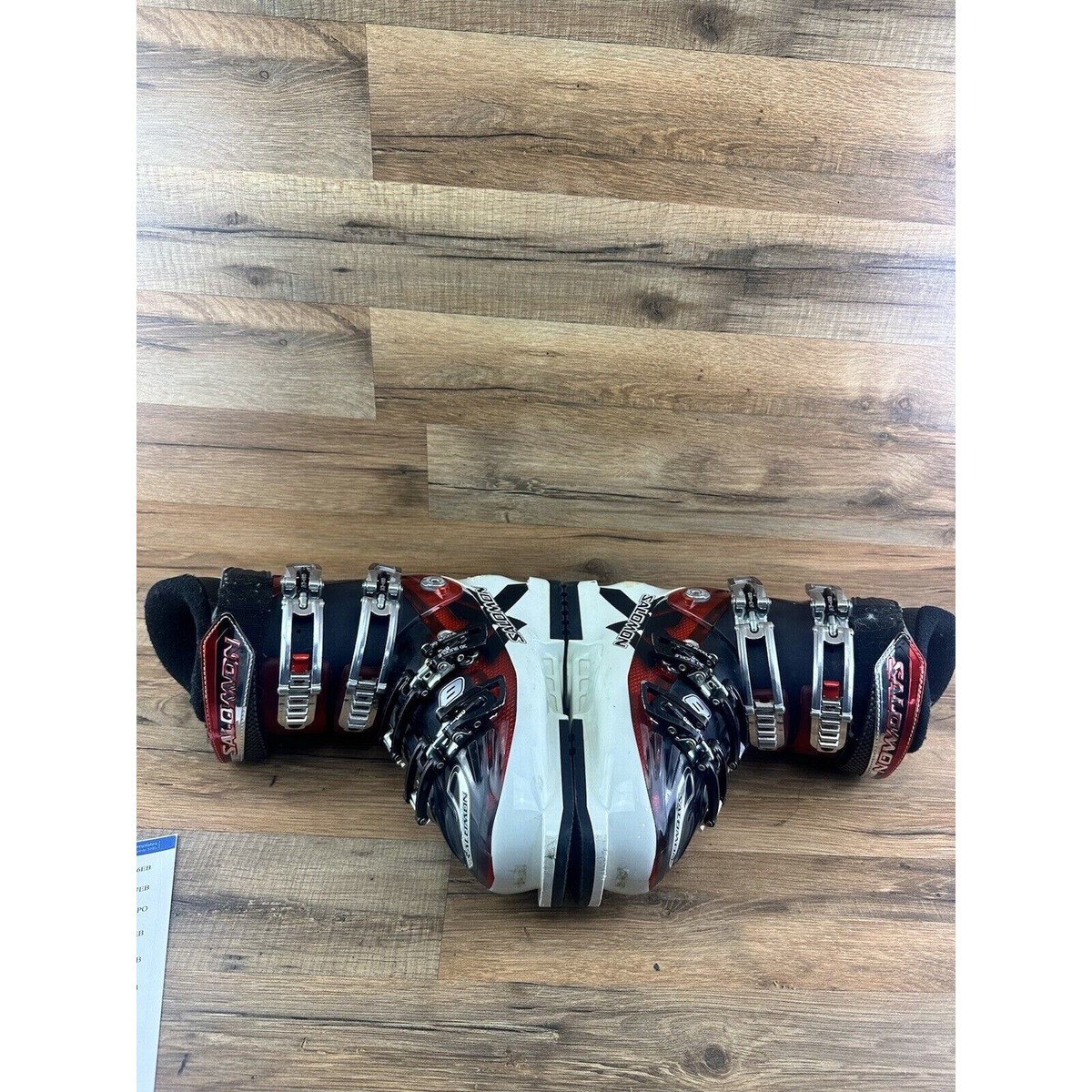 SALOMON MISSION RS7 ブーツ 25.5 Salomon Mission RS7 ski boots black and red men's size 25 Men's