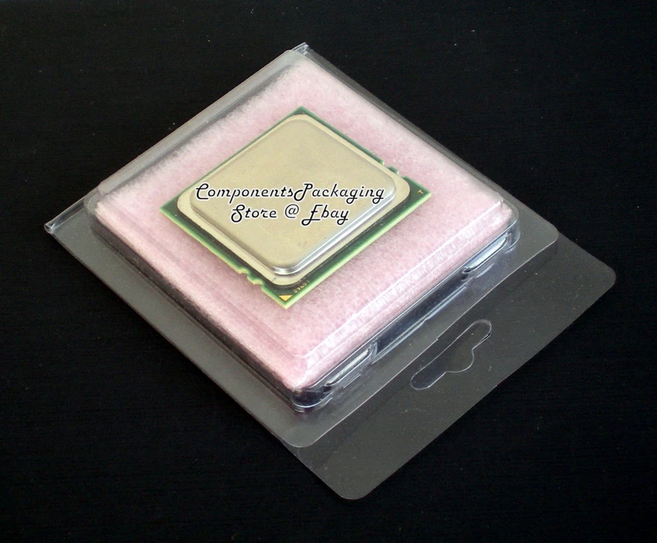 40 - AMD CPU Clamshell-Box for Athlon FX Phenom Socket AM4 AM3 + AntiStatic Foam - Image 2 of 4