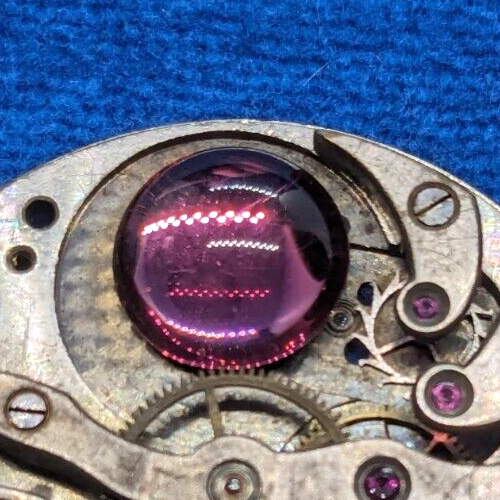 Pocket Watch Movement Postala with Crystal Jewelry Pendant Art Craft 4 cm - Picture 7 of 10