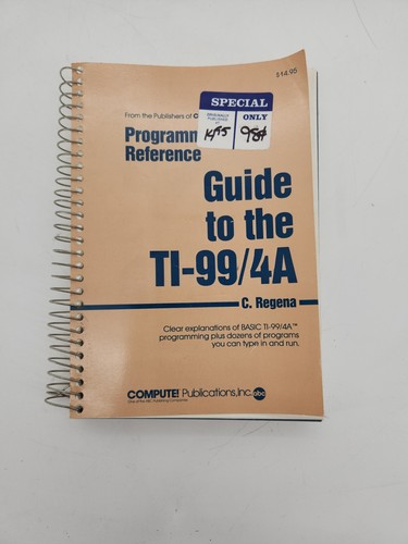 Guida di riferimento del programmatore al TI-99/4A Illustrated Vintage Computing 1983 - Foto 12 di 13