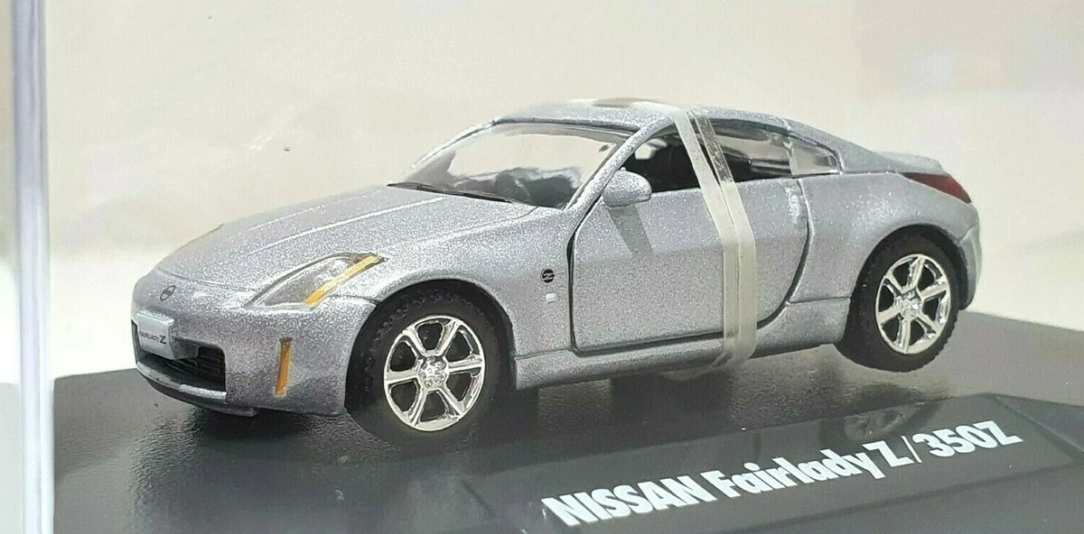 Diecast model cars Nissan 350Z 1/43 Ebbro Fairlady grey metallisee Coupe  Facelift 2005 