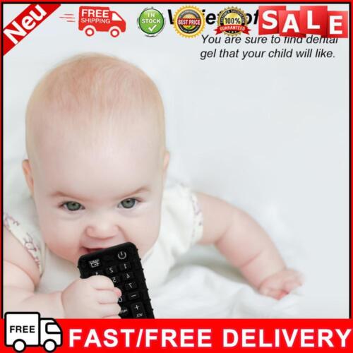 Silicone Baby Teether Soft Teether Toys Black for Dental Care for Newborn Infant - Bild 1 von 10
