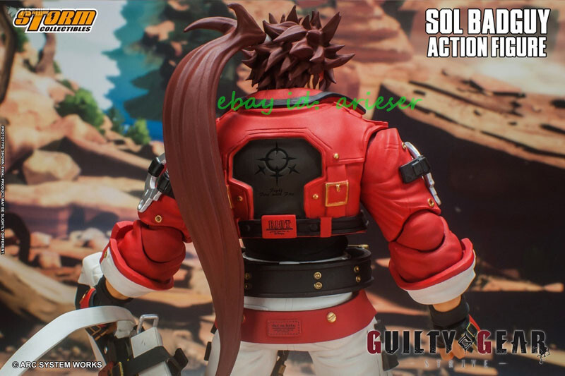 Storm Toys SOL BADGUY アクションフィギュア ACSB01G Storm Toys ACSB01 GUILTY GEAR SOL BADGUY 1/12 Scale Action