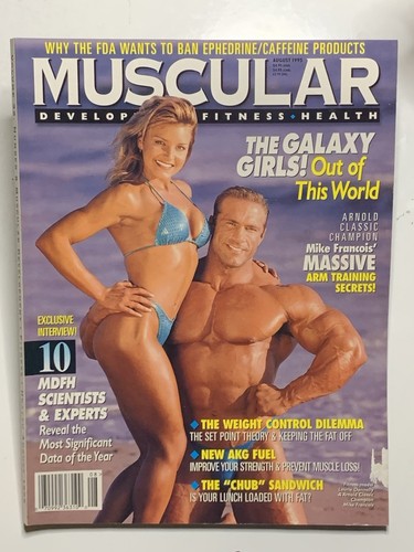 Vintage Muscular Development Magazine August 1995 - Picture 1 of 5