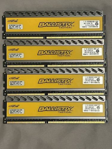 12x4GB Crucial Ballistix Lot - Picture 3 of 6