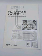 Microphone Calibration Acurate Sound Measurements Bruel & Kjaer 