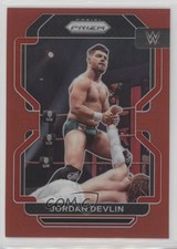 2022 Panini Prizm WWE Red Prizm 151/299 Jordan Devlin #168 0yx7