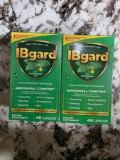 IBgard for Irritable Bowel Syndrome 2 Boxes Of 48 Capsules  Exp 9/27 
