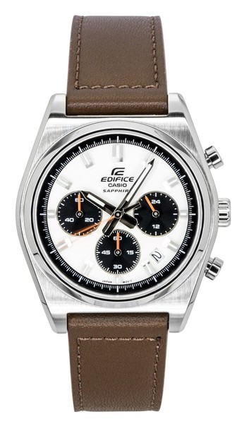 Casio Edifice Quarz-Chronograph Elfenbein Zifferblatt EFB-730L-7AV Herrenuhr-image