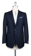 Luigi Borrelli Dark Blue Sportcoat - 40/50 - LBSPTCC137170 
