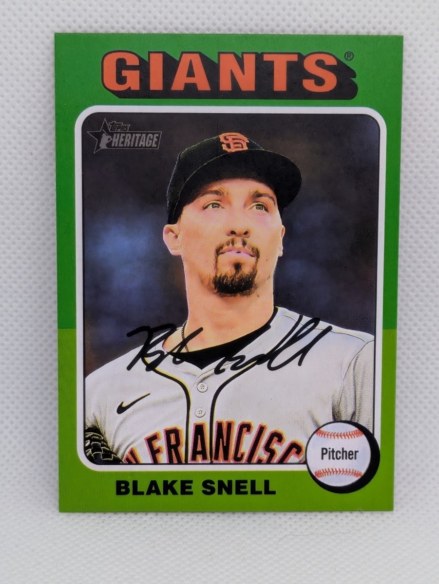 2024 Topps Heritage High Number - Blake Snell #563 Green Border | eBay